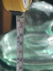 Vintage Green Glass Lemonade Iced Tea Drink Dispenser Brass Spigot Italy 15″