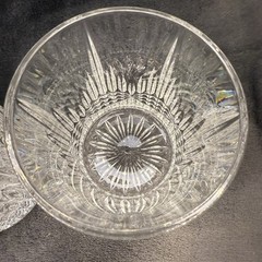 Pair Bohemia Crystal BEDFORD Vertical Horizontal Cut Whiskey Old Fashioned Glass