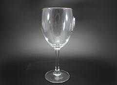 Wine Glass Pewter Kokopelli Emblem Silver Rim Southwest