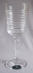 Water Glass Goblet Ralph Lauren Crystal Addison Pattern 8 3/8″
