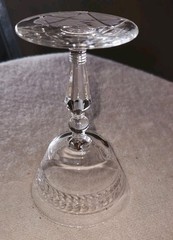 VTG Rock Sharpe Jefferson Liquor Star of David Base Glass Laurel Wreath Band
