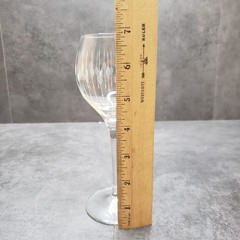 Crystal Etched Wine Glass Handcrafted in Romania
