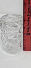 Tiffany & Co Cut Crystal Glass Mugs Set of 2 Heavy Signed Barware 4″ Tall