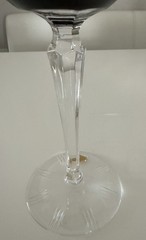 Echt Bleikristall Amethyst Purple Wine Glass Goblet 8″ Germany Crystal