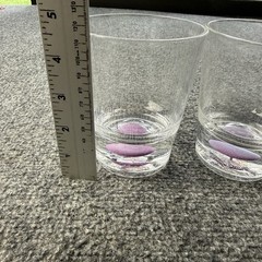Bubble Drinking Glasses (Set Of 2) Shot Glass Small Drinking Purple Bubble