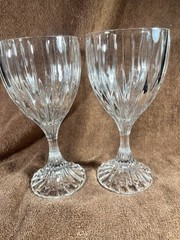 Park Lane Water Goblet by MIKASA H: 6 3/4” W: 3 1/4” 1987-2010. W-48