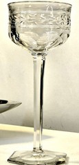 Stuart Crystal Mansfield Cut Hock Wine Glass