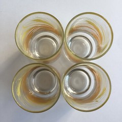 Vintage Libbey Golden Wheat Drinking Glasses Juice Tumbler Set Of 8 – 6 & 12 oz