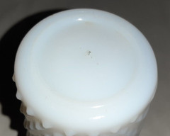 Vintage White Milk Glass HOBNAIL Tumbler Glass 4.5″