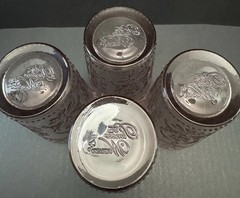 Set of Four, Pioneer Woman, Amelia, Rose Glass Tumbler