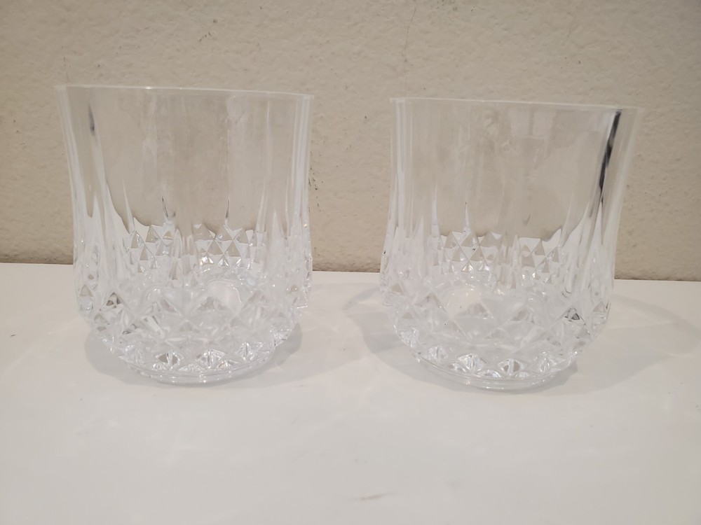 Longchamp Old Fashioned Glasses by Cristal d’Arques-Durand, Set of 2