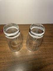 Princess House Aston Exclusive Highball Etched Glass Set Of 2
