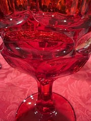 Exquisite Fostoria Ruby Red 6.5” Vintage Argus Stemmed Goblets. Ex Condition