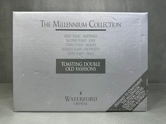 Pair of Waterford Crystal Millennium Collection «Happiness» Double Old Fashions