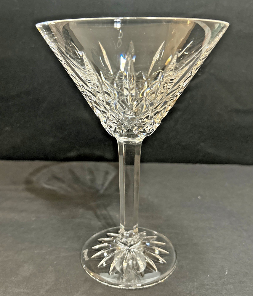 Waterford Crystal LISSADEL 6.5″ MARTINI GLASS Signed EXCELLENT