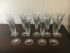 29 Champagne Flutes Tommy In Crystal From SAINT LOUIS H:18.5 CM Price Per Unit