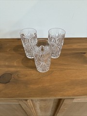 Hawkes ABP Cut Glass 5” Tumblers Set Of 3