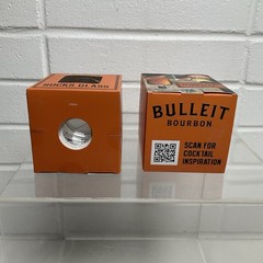 Bulleit Bourbon Rocks Glass Frontier Whiskey Limited Edition Set of 2