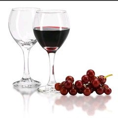Libbey 3957 10 3/4 oz Teardrop All Purpose Wine Glass Safedge Rim & Foot, 9 Pcs