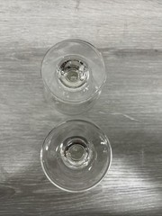 2 Miniature Brandy Snifter Glass Footed Stemware Cognac/Bourbon 4inch