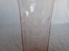 Antique Pink Glassware – Parfait or Champagne – Starflower, Your Choice