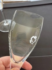 Mikasa Panache Square Lead Crystal Wine Glasses – 8 1/4” Set of 2