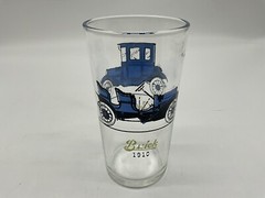 Hazel-Atlas Vintage Classic American Cars Tumbler Glasses Set Of 4 Original Box