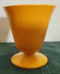 6 Hazel Atlas OVIDE PLATONITE 6 OZ FTD TUMBLERS / SHERBETS 3 Colors