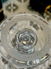 Vintage Minton 25 th Anniversary Of QEII Coronation Lead Glass
