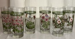 Set of 6 Portmeirion Botanic Garden Highball Glasses 16oz- Variety Of Designs