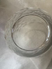 EXC COND Vintage Set of 4 BACCARAT Palerme Crystal Tumblers – 3.825”T 2.5”W Top