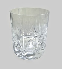 Miller Rogaska set of 4 Hampshire Old Fashioned Crystal Glasses NWT 3.875”