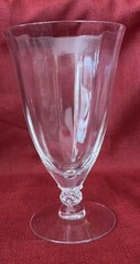 8 Fostoria NIAGARA 6026 Fosnia Water Goblets Iced Tea Glasses Wavy Optic VTG D/C