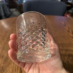Libbey Old Fashioned Rocks Whiskey Glasses Clear Cut Crystal Diamond Set of 3