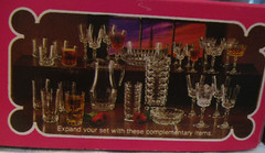 8 Vintage Lady Victoria France Crystal Stemware 2 Oz. Cordials Chantelle NOS MIB