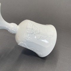Indiana Colony Harvest Grape Milk Glass Water Goblets 5 1/4″ Set Of 2 Footed