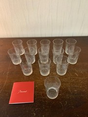 12 Baccarat Nancy Crystal Liqueur Glasses Price per Unit