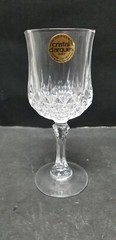 6 CRISTAL D’ARQUES 24% LEAD CRYSTAL LONGCHAMP 6 CL/4OZ CORDIAL GLASSES w/BOX