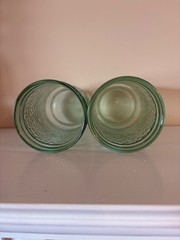 Set of 2 Libbey Chateau 6″ Pebbled Texture Glasses