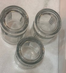 Set of 3 VTG Anchor Hocking Aberdeen Glen Plaid Lowball Old Fashioned Glasses