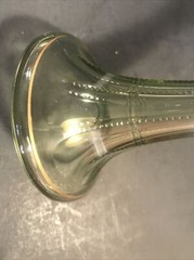 Antique Moser Style Wine Glass/Stemware/Flute Glass/Gilded/Czechoslovakia C.1900