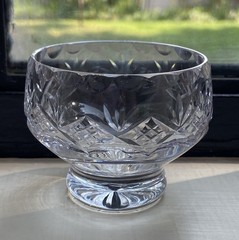Edinburgh Crystal Scotland Small Cordial Votive Holder Rose Bowl Glyndebourne ?
