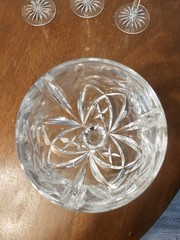 Marquis by Waterford Brookside set of 4 All Purpose Beverage Goblet Crystal
