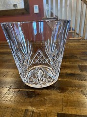 WATERFORD CRYSTAL ICE BUCKET ~ 7 Inches Wide 7.5 Inches tall