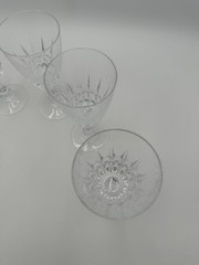 Vintage Cristal D’ Arques – Durand Pompadour Wine Glasses Set Of 6