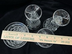 Fostoria American Set Of Four, 9 oz Low Goblet 5-1/2” Height