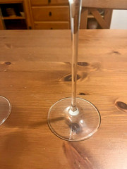 2 Elegant Rona Slovakia Crystal Long Stem Martini Glasses Very Tall 10 3/4”