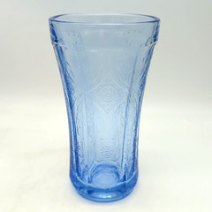 Indiana Glass Recollection Blue 15 oz Tumblers Drinking Glasses Set of 4