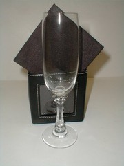 3 Indiana Colony Clear Glass BERN Fluted Champagne Goblets_Set of THREE