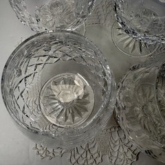 Waterford Lismore Crystal Balloon Brandy Snifter 5 1/4 In Set Of 4